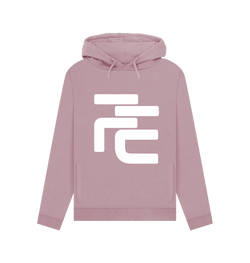 Collection of Mauve Organic Cotton Fique Supporter Hoodie in a gallery layout