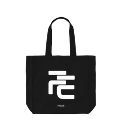 Collection of Black Fique Organic Cotton Bag in a gallery layout