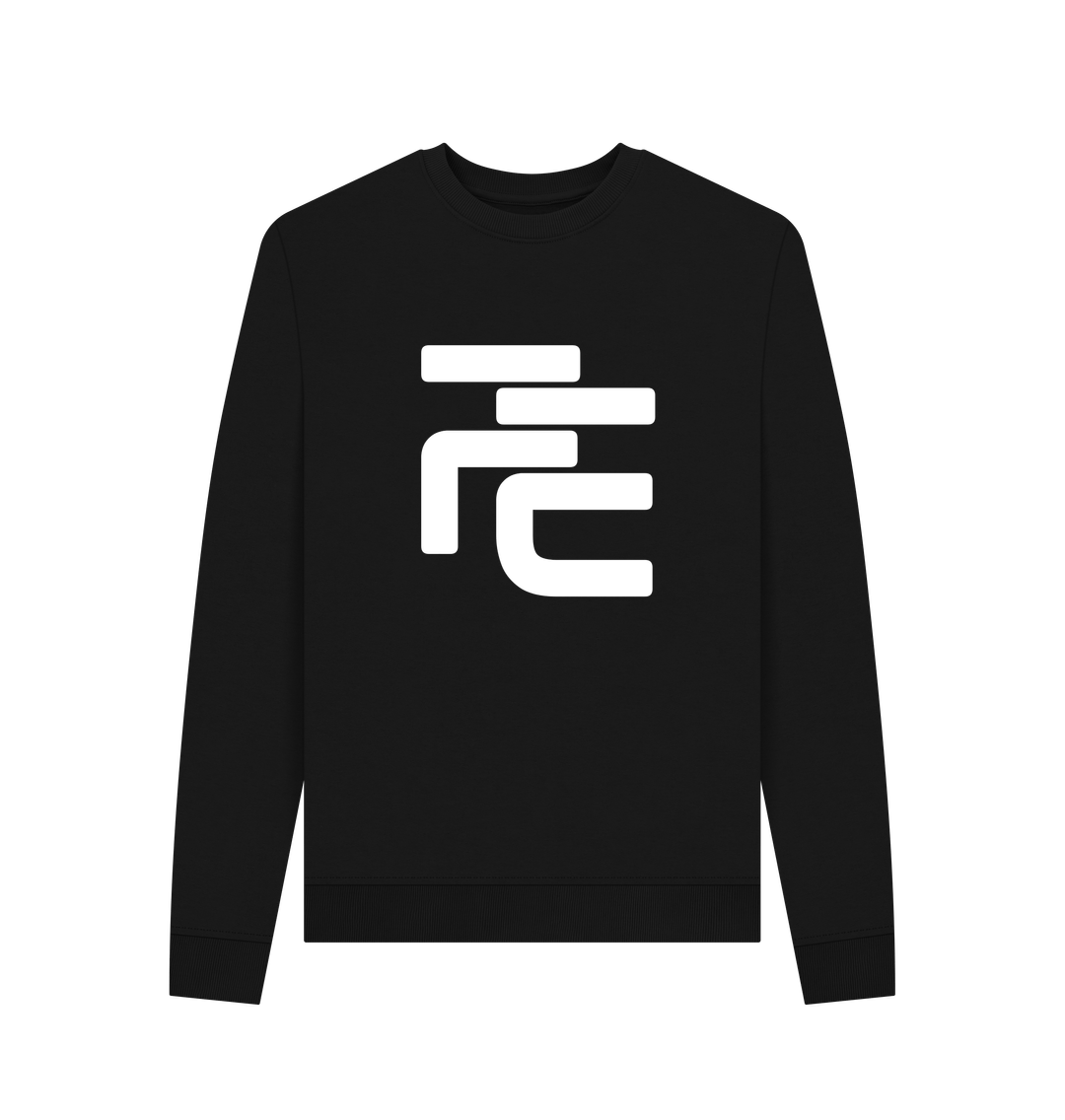 Collection of Black Fique Supporter Long Sleeve Sweatshirt in a gallery layout