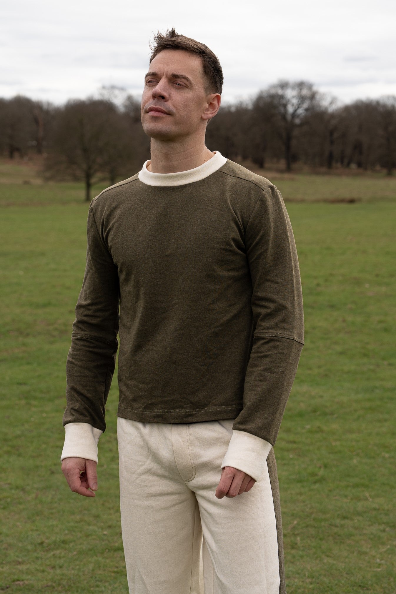 Collection of Men's Khaki Tracksuit in a gallery layout