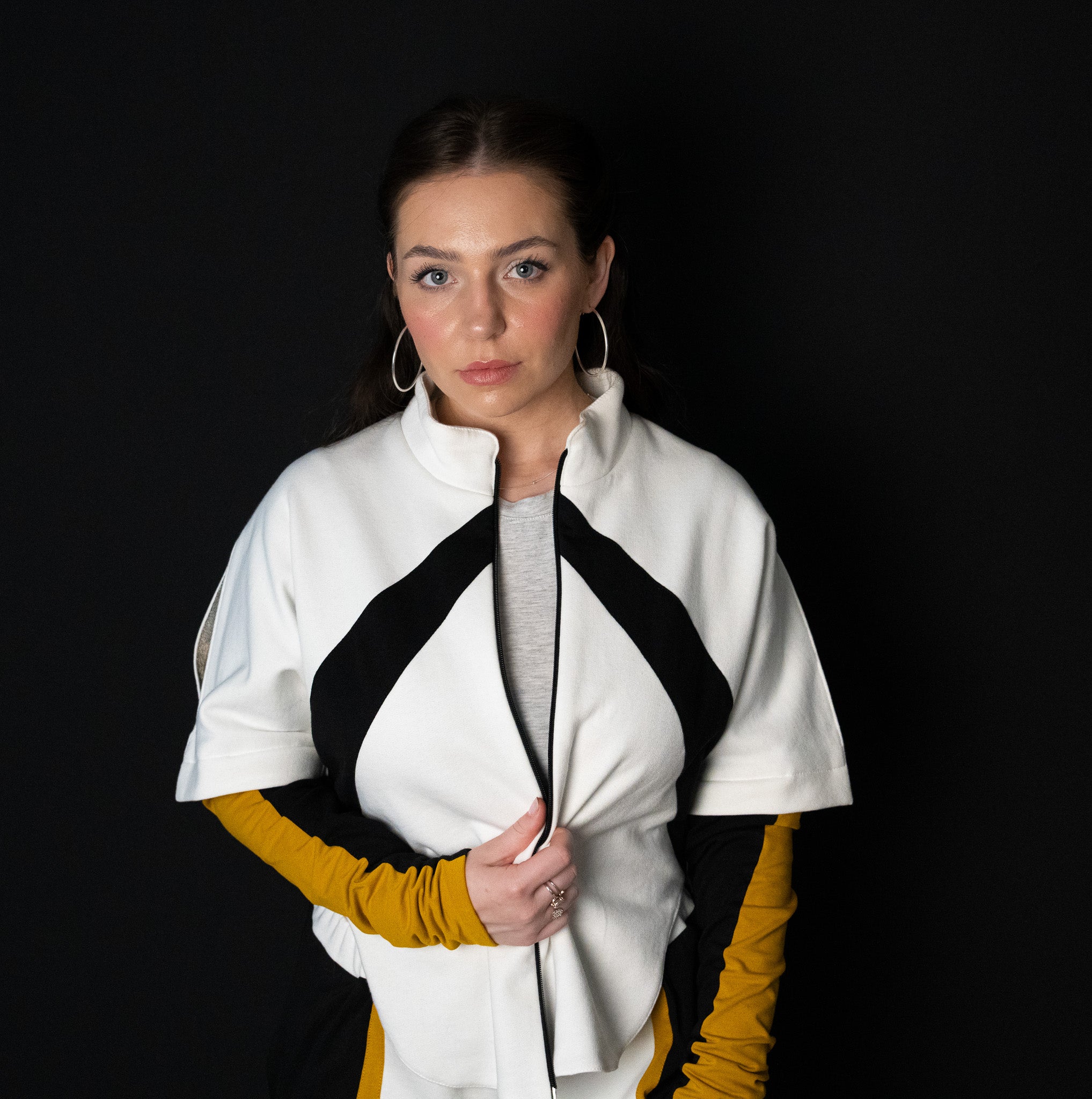 Collection of Yellow Bee EMF Protective Tracksuit in a gallery layout