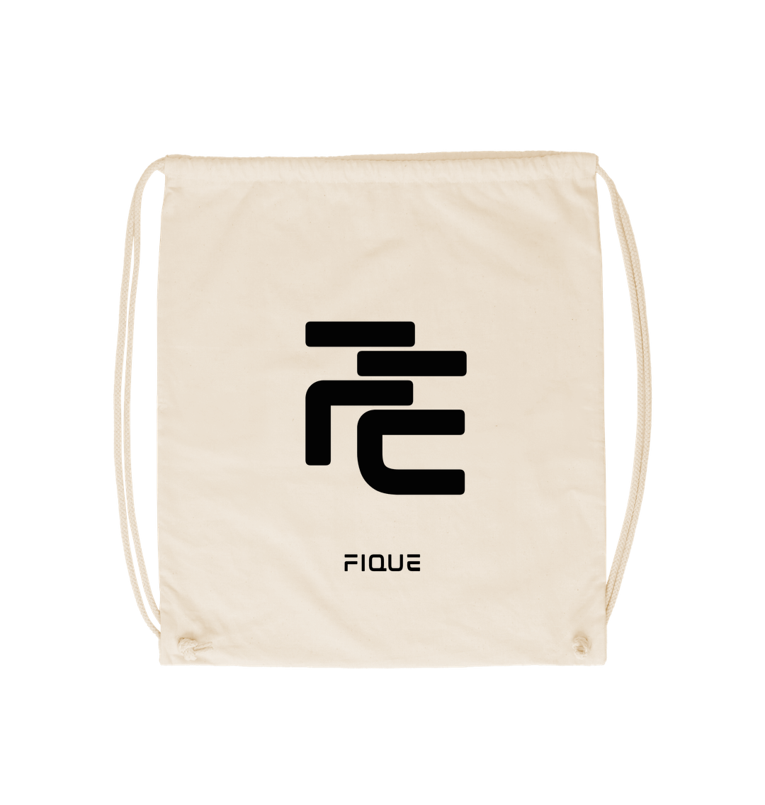 Natural Fique Organic Cotton Drawstring Bag